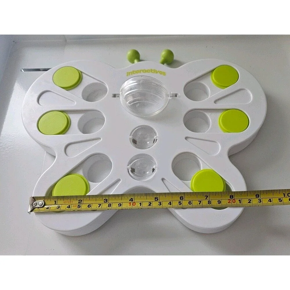 Interactives Cat Treat Puzzle, Butterfly Cat Treat Maze Toy, Interactive Cat Toy